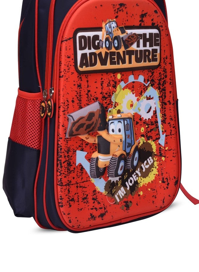 جيه سي بي حقيبة ظهر JCB Adventure Character - حقيبة كاجوال مطبوعة ومقاومة للماء للرجال والنساء، مثالية للمكتب والجامعة والسفر - حقيبة ظهر أنيقة للكمبيوتر المحمول مع ظهر مبطن وأحزمة كتف - Image 5